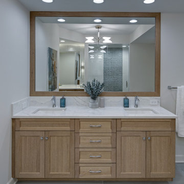 Chic High-Rise Primary Bathroom Makeover