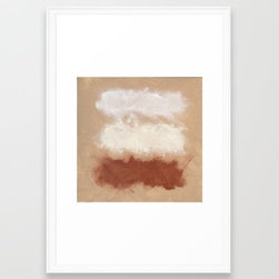 Modern Art - Rothko Inspired Spiced Berry Canyon Dusk 001 Modern Art #society6 - Fine Art Prints