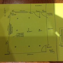 Living/dining room sketch