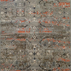 Hand Knotted Green - Area Rugs