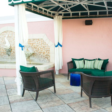 Spa cushions upgrade at resort