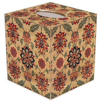 TB674 - Antique Textile Tissue Box Cover