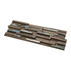 Plaquette de parement bois recycl&eacute; Gipsy - Siding And Stone Veneer