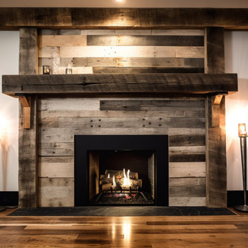 Gorgeous Fireplace Mantels with Wooden Corbels