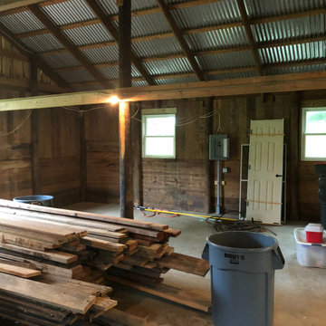 Home fitness wishes transforms an unused Horse Barn/Stables