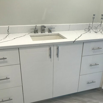 Master Bath Remodel and Custom European Vanities