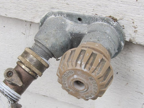 Repair Old Woodford Outdoor Faucet