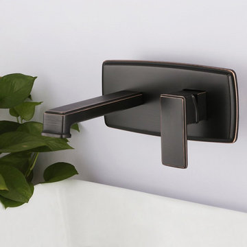 $129.99 Traditional Waterfall Single Handle Faucet Wall Mounted Bathroom Sink Fa