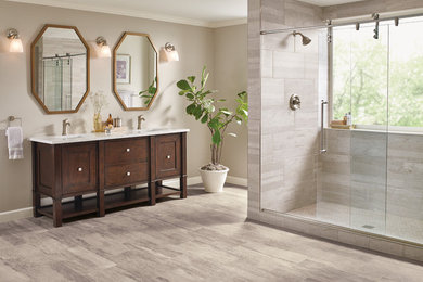 Inspiration for a timeless bathroom remodel in Other