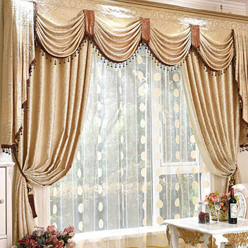 Living Room Luxury Valance Curtains