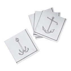 ANCHOR COCKTAIL NAPKINS - SET OF 4 - Napkins