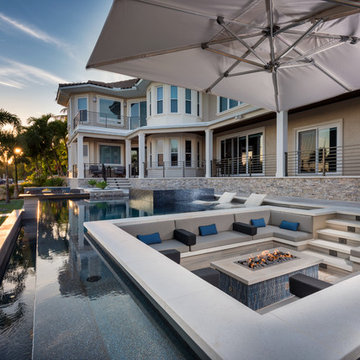 Skyway - Modern Waterfront Pool.