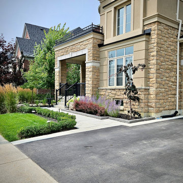 Front Entry Hardscape and Foundation Planting