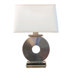Satin Nickel Table Lamp - Table Lamps