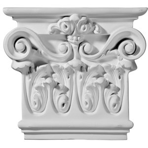13"W x 8 7/8"H x 4"P Classic Capital Fits Pilasters up to 7"W x 1"D 