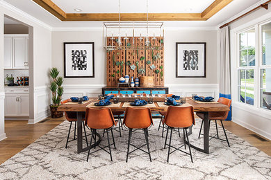 Dining room photo in Denver
