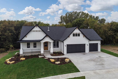 Example of an exterior home design in Other