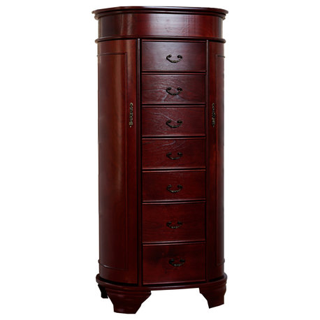 Daley Jewelry Armoire, Cherry