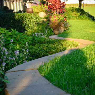 Corner lot Courtyard