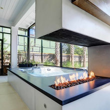peninsula fireplace
