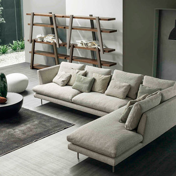 Selling: Lars Sectional, Planet Coffee Table, Hollywood Ottoman, Note Bookcase