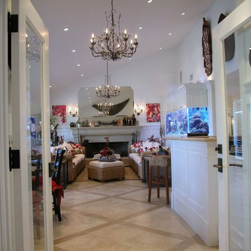Living Room with Fish Tank