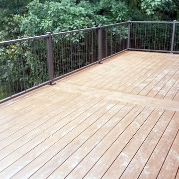Deck Resurface with Verti Cable Rail