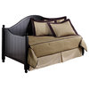 Hillsdale Augusta Wood Daybed in Black Finish-Daybed with Roll-Out Trundle
