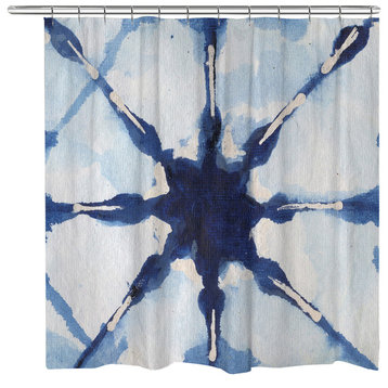 Laural Home Shibori Shower Curtain