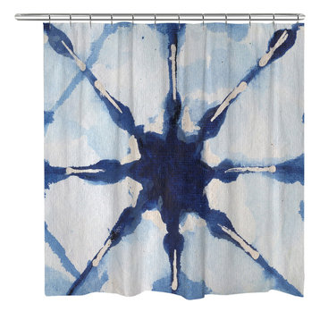 Laural Home Shibori Shower Curtain