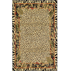 Unique Loom Big Cat Wildlife Rug, 6'x9' - Contemporary - Area Rugs