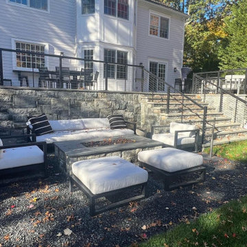Scarsdale Terrace area and firepit