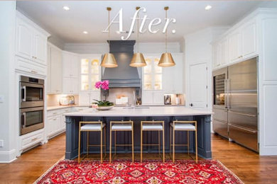 Inspiration for a transitional kitchen remodel in Houston