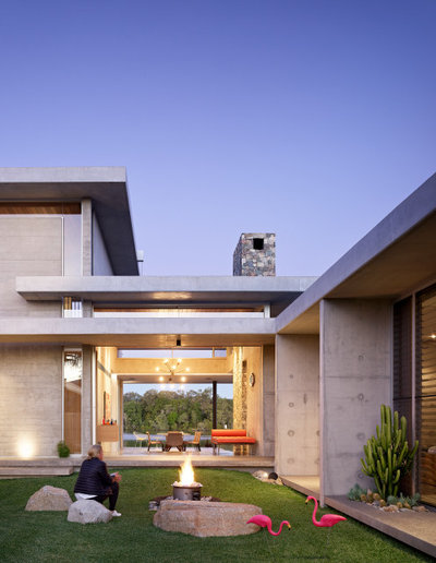 Midcentury Exterior by Tim Ditchfield Architects