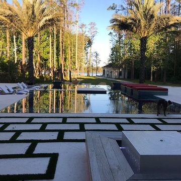 367 - Luxurious Pool with Fire Balls and Infinity Edge