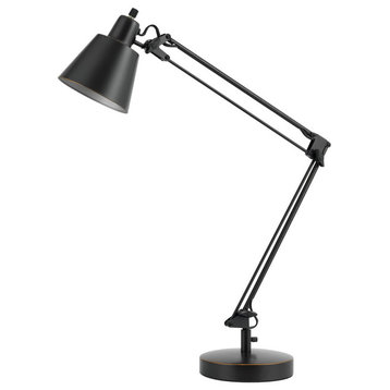 60W Udbina Desk Lamp with Adjusted Arms, Dark Bronze Finish, Dark Bronze