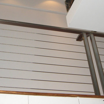 Stainless Steel Cable Railing - Rectangle Tube Top with Square Posts