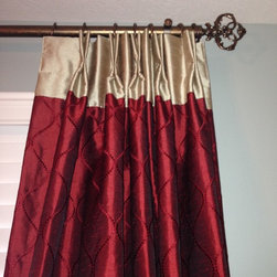Two Finger Pinch Pleat Draperies - Curtains