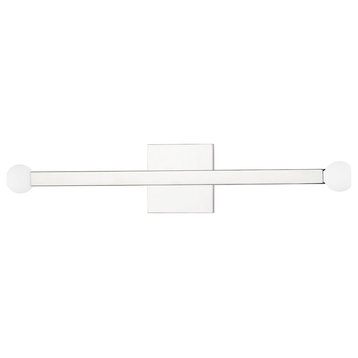 Dona 2 Light Wall Sconce in Polished Nickel