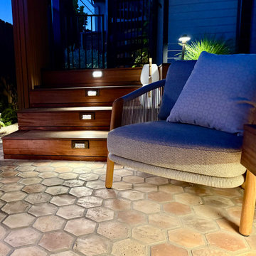 Sunken Outdoor Living Room