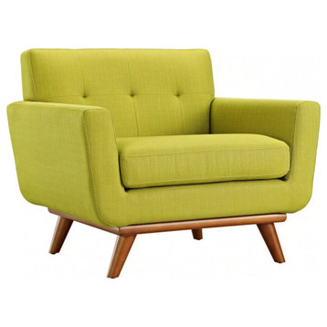 Maeve Wheatgrass Upholstered Fabric Armchair