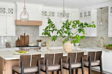 Inspiration for a transitional kitchen remodel in Philadelphia
