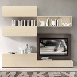 Contemporary Wall Unit VV 3904 - $2,210.00 - Entertainment Centers And Tv Stands