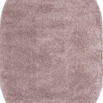 Alpine Rug Co. - Taylor Collection Plush Pink Shag Area Rug, 3'11"x5'11" - Cozy shag is a key feature of the Taylor collection. Made of stain-resistant polypropylene, these rugs are easy to care for and comfortable underfoot.