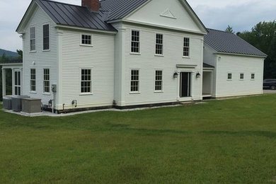 Inspiration for a timeless exterior home remodel in Burlington