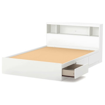 South Shore Reevo Full Storage Bed in White