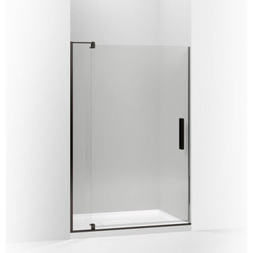 Kohler Revel Pivot Shower Door, 74"H X 43-1/8 - 48"W, Anodized Dark Bronze