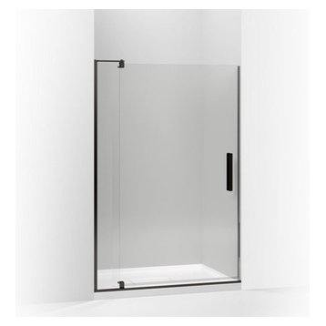 Kohler Revel Pivot Shower Door, 70"H X 43-1/8 - 48"W, Anodized Dark Bronze