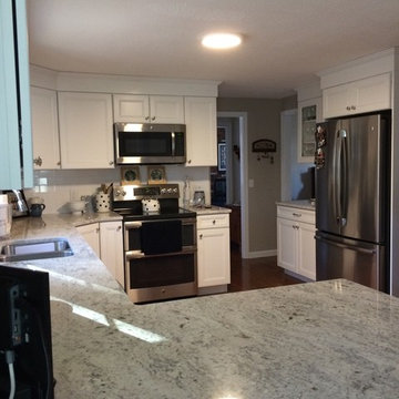 Waypoint 750F Painted Linen Cabinets