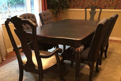 Dining room table refinishing